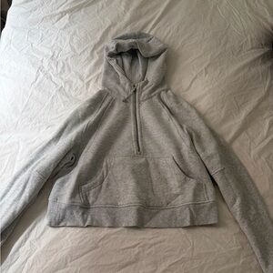 Lululemon gray scuba half zip